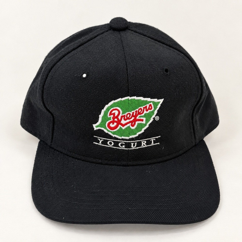 Breyers Yogurt Indie Vintage Snapback Hat Mens OSFA Retro Corporate Foodie KUSA